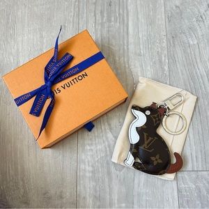 Louis Vuitton Monogram Dog Keychain Bag Charm Shiba Inu - Year of the Dog LTE